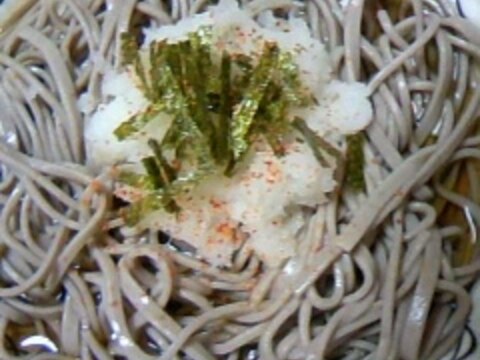 大根おろし☆七味がけ蕎麦